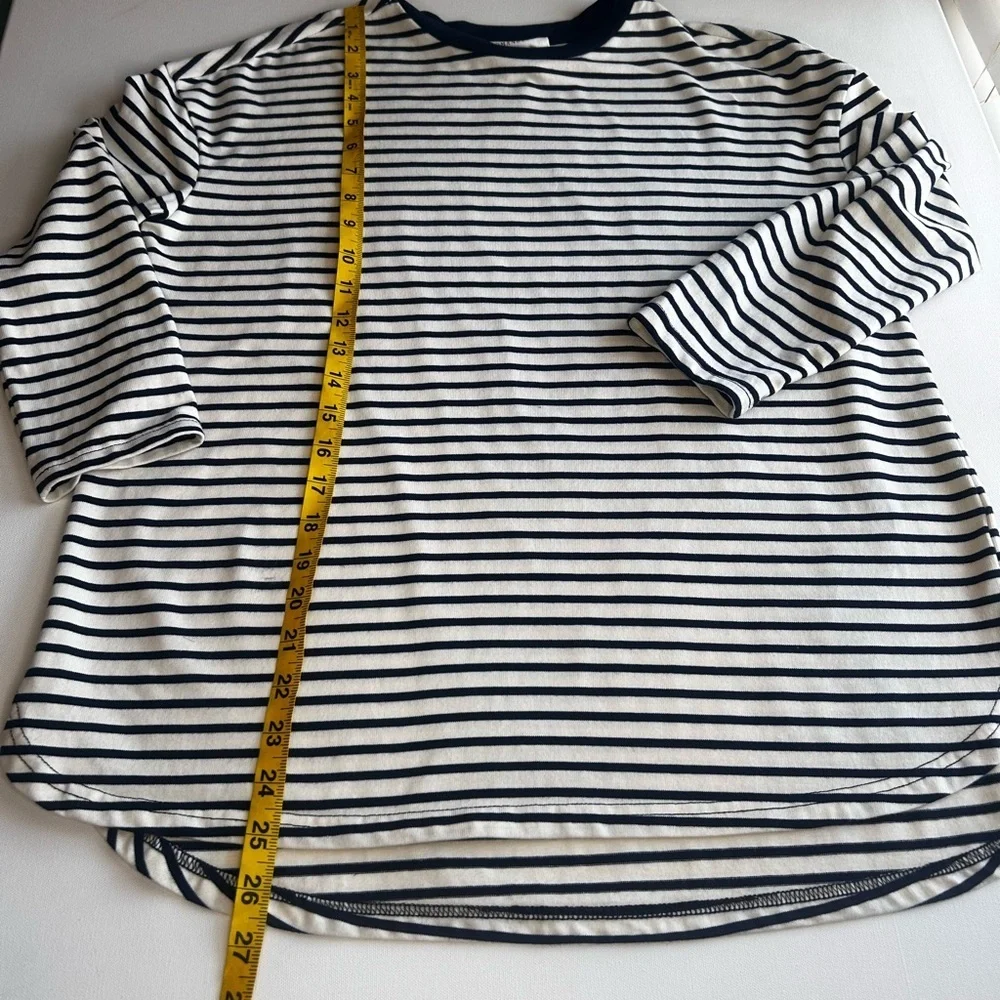 Tuckernuck Pomander Place Long Sleeved Crew Neck Striped Women’s Top Size Small - Picture 6 of 10